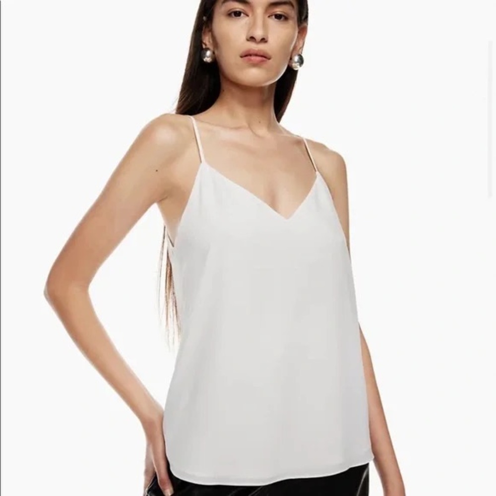 Aritzia Babaton Everly white camisole